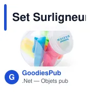 Surligneurs personnalisables Layax avec logo - Miniature 2
