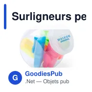Surligneurs personnalisables Layax avec logo - Miniature 3