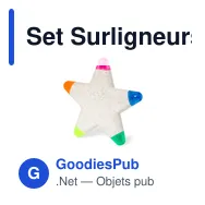 Set Surligneurs Pentar - Miniature 3