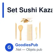 Set Sushi Kazary personnalisable avec logo pour entreprises - Miniature 1