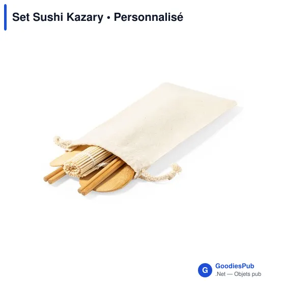 Set Sushi Kazary personnalisable avec logo pour entreprises - Image 2