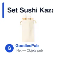 Set Sushi Kazary personnalisable avec logo pour entreprises - Miniature 3