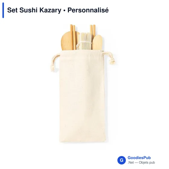 Set Sushi Kazary personnalisable avec logo pour entreprises - Image 3