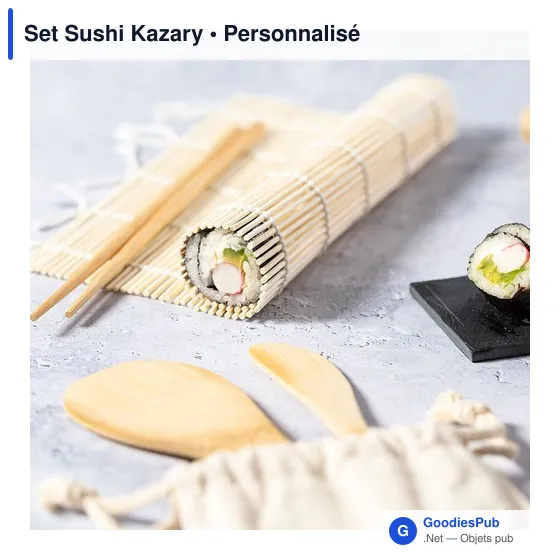 Set Sushi Kazary personnalisable avec logo pour entreprises - Image 5