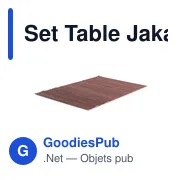 Set Table Jakarta - Miniature 3