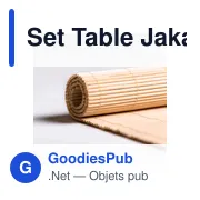 Set Table Jakarta - Miniature 4