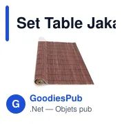 Set Table Jakarta - Miniature 5
