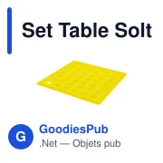 Set Table Soltex - Miniature 1