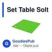 Set Table Soltex - Miniature 5