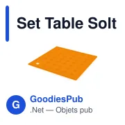 Set Table Soltex - Miniature 7