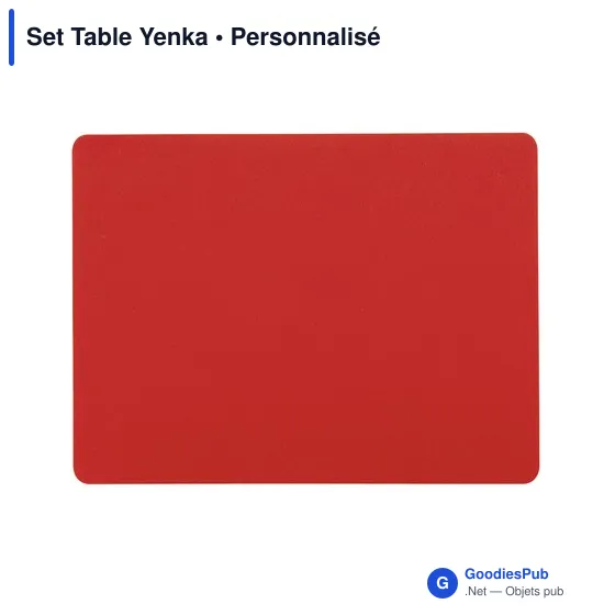 Set de table personnalisable Yenka avec logo pour entreprises - Image 2
