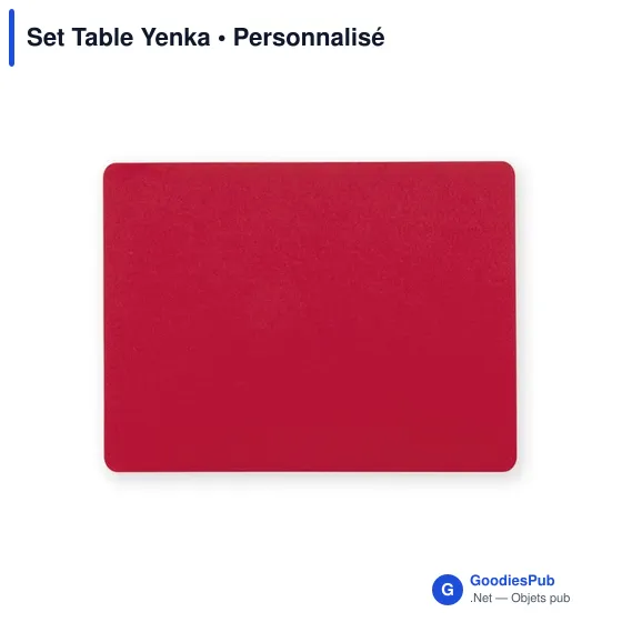 Set de table personnalisable Yenka avec logo pour entreprises - Image 11