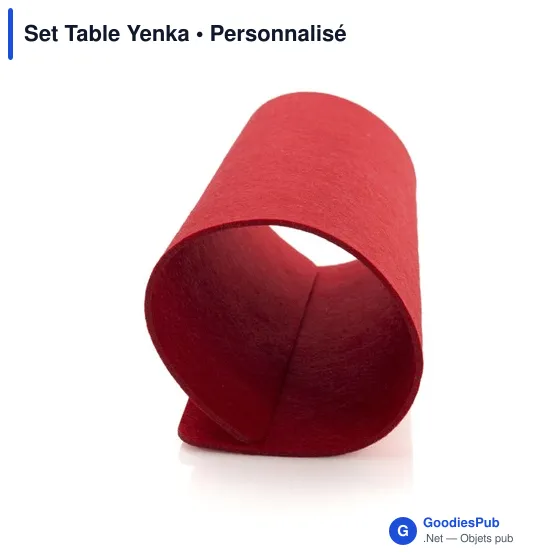 Set de table personnalisable Yenka avec logo pour entreprises - Image 12