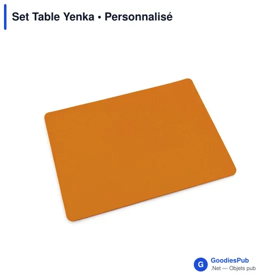 Set de table personnalisable Yenka avec logo pour entreprises - Image 8
