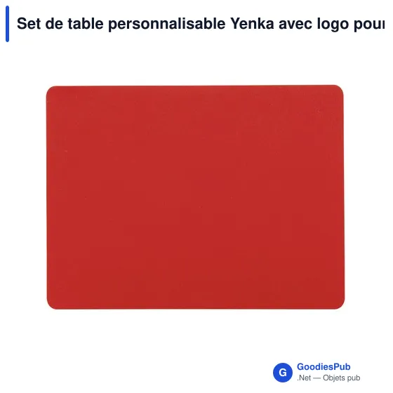 Set de table personnalisable Yenka avec logo pour entreprises - Image 9