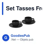 Set Tasses Freyat - Miniature 1