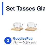 Set Tasses Gladen - Miniature 1