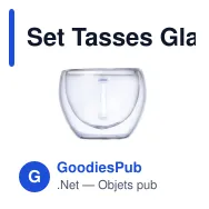 Set Tasses Gladen - Miniature 8
