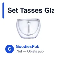 Set Tasses Gladen - Miniature 9