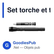 Set torche et tournevis Olivia - Miniature 2