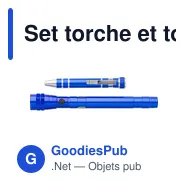 Set torche et tournevis Olivia - Miniature 11