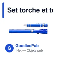 Set torche et tournevis Olivia - Miniature 12