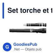 Set torche et tournevis Olivia - Miniature 3