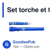 Set torche et tournevis Olivia - Miniature 4