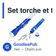Set torche et tournevis Olivia - Miniature 5