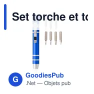 Set torche et tournevis Olivia - Miniature 9