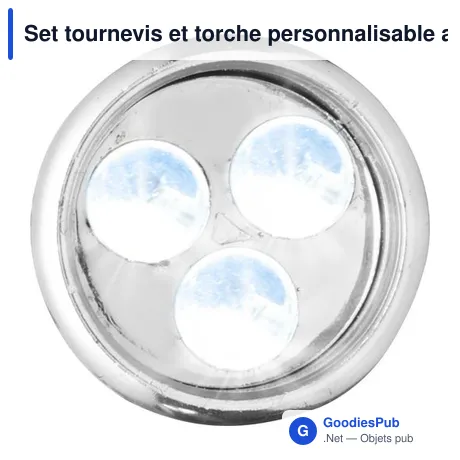 Set tournevis et torche personnalisable avec logo - Frazer