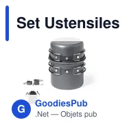 Set Ustensiles Camping Sondic - Miniature 1