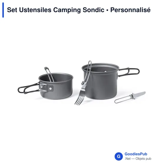 Set Ustensiles Camping Sondic - Image 2