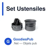 Set Ustensiles Camping Sondic - Miniature 5