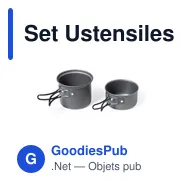 Set Ustensiles Camping Sondic - Miniature 8