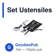 Set Ustensiles Camping Sondic - Miniature 9