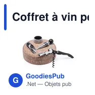 Coffret à vin personnalisable avec logo - Set Vin Bribal - Miniature 1
