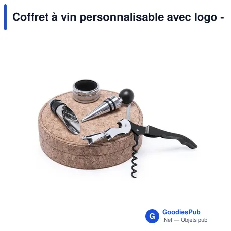 Coffret à vin personnalisable avec logo - Set Vin Bribal
