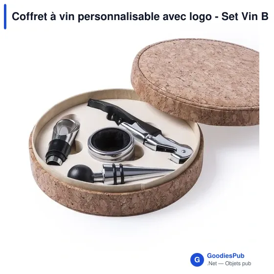 Coffret à vin personnalisable avec logo - Set Vin Bribal - Image 4