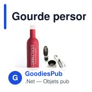 Gourde personnalisable avec logo pour entreprises et événements - Miniature 1
