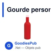 Gourde personnalisable avec logo pour entreprises et événements - Miniature 2