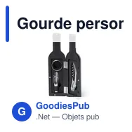 Gourde personnalisable avec logo pour entreprises - Set de vin - Miniature 3