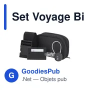 Set de voyage personnalisable avec logo - Set Voyage Biccap - Miniature 1