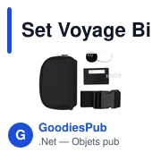 Set de voyage personnalisable avec logo - Set Voyage Biccap - Miniature 2