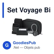 Set de voyage personnalisable avec logo - Set Voyage Biccap - Miniature 3