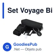 Set de voyage personnalisable avec logo - Set Voyage Biccap - Miniature 5