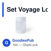 Gourde personnalisable avec logo pour entreprises - Set de voyage - Miniature 2