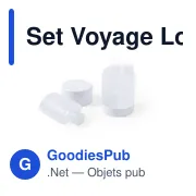 Gourde personnalisable avec logo pour entreprises - Set de voyage - Miniature 3