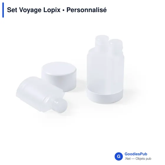 Gourde personnalisable avec logo pour entreprises - Set de voyage - Image 3