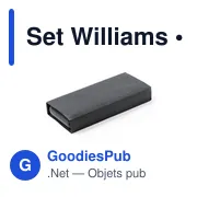 Set Williams : Ensemble de stylos personnalisables avec logo - Miniature 2